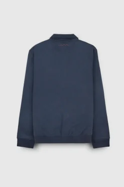 Teddy Smith Sweat zippé col montant G-NARKUS ZIP TOTAL NAVY TOTALNAVY Discount