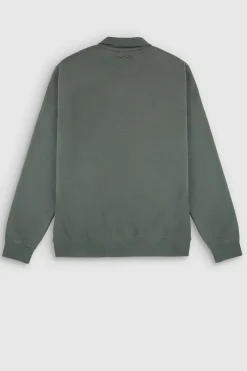 Teddy Smith Sweat zippé col montant G-NARKUS ZIP VINTAGE KAKI VINTAGEKAKI Flash Sale