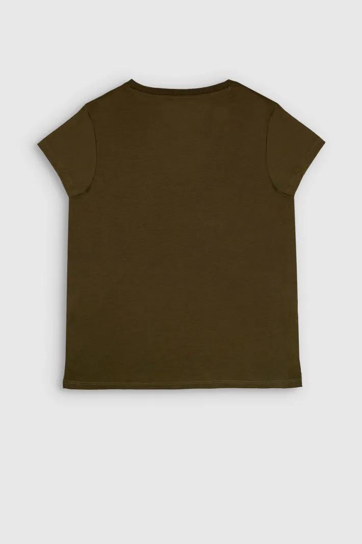 Teddy Smith Top col V T-POETI SWEET JUNGLE SWEETJUNGLE Discount
