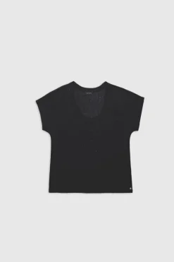 Teddy Smith Top encolure danseuse T-STEPH NOIR Shop