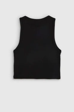Teddy Smith Top sans manches DEB US RIB NOIR Clearance