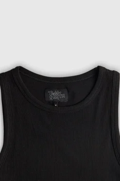 Teddy Smith Top sans manches DEB US RIB NOIR Clearance