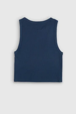 Teddy Smith Top sans manches DEB US RIB BLUE INK BLUEINK Outlet