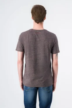 Teddy Smith T-shirt chiné col rond T-NARK MELANGE BLACK MELANGEBLACK Cheap