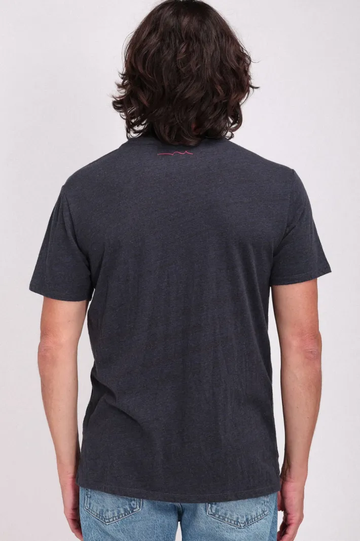 Teddy Smith T-shirt chiné col rond T-NARK UNION NAVY CHINE UNIONNAVYCHINE Shop