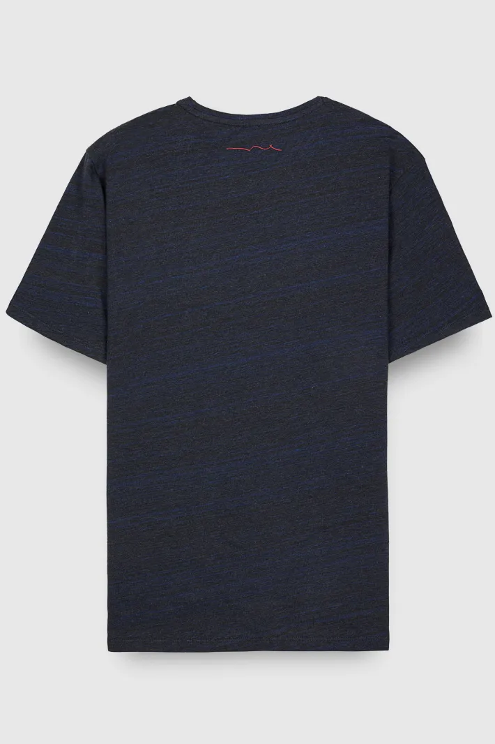 Teddy Smith T-shirt chiné col rond T-NARK UNION NAVY CHINE UNIONNAVYCHINE Shop