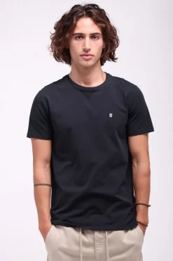 Teddy Smith T-shirt col rond manches courtes T-TAHO MC DARK NAVY DARKNAVY New