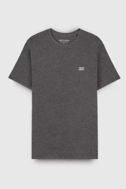 Teddy Smith T-shirt col rond manches courtes THE TEE 1 MELANGE BLACK/BLANC MELANGEBLACK/BLANC Online