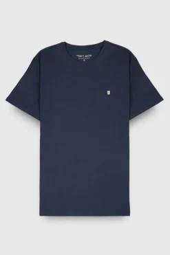 Teddy Smith T-shirt col rond manches courtes T-TAHO MC TOTAL NAVY TOTALNAVY Store