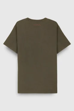 Teddy Smith T-shirt col rond manches courtes T-TAHO MC RAVEN KAKI RAVENKAKI Best