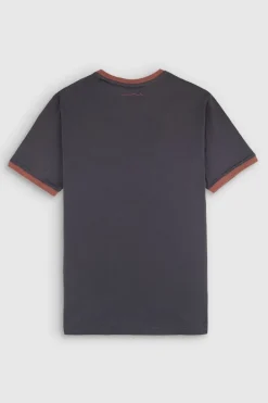 Teddy Smith T-shirt col rond manches courtes THE TEE 2 R MC MINERAL INK MINERALINK Flash Sale