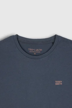 Teddy Smith T-shirt col rond manches courtes THE TEE 1 MC MINERAL INK MINERALINK New