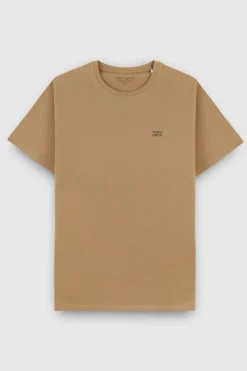 Teddy Smith T-shirt col rond manches courtes THE TEE 1 MC MOKA BEIGE MOKABEIGE Hot