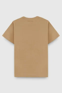 Teddy Smith T-shirt col rond manches courtes THE TEE 1 MC MOKA BEIGE MOKABEIGE Hot