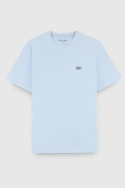 Teddy Smith T-shirt col rond manches courtes THE TEE 1 MC BLEU ECUME CHINE BLEUECUMECHINE Cheap