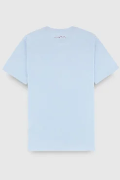 Teddy Smith T-shirt col rond manches courtes THE TEE 1 MC BLEU ECUME CHINE BLEUECUMECHINE Cheap
