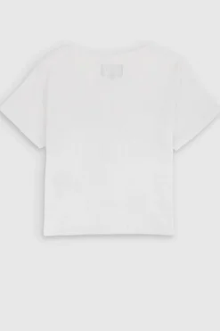 Teddy Smith T-shirt col rond manches courtes T-REMA MC RIB BLANC Online