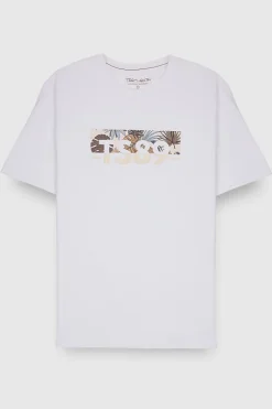 Teddy Smith T-shirt col rond T-EZIO 2 BLANC/MOTIF 2 BLANC/MOTIF2 Discount
