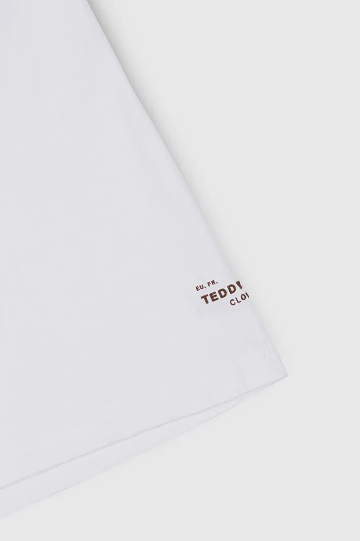 Teddy Smith T-shirt col rond T-EZIO 2 BLANC/MOTIF 2 BLANC/MOTIF2 Discount