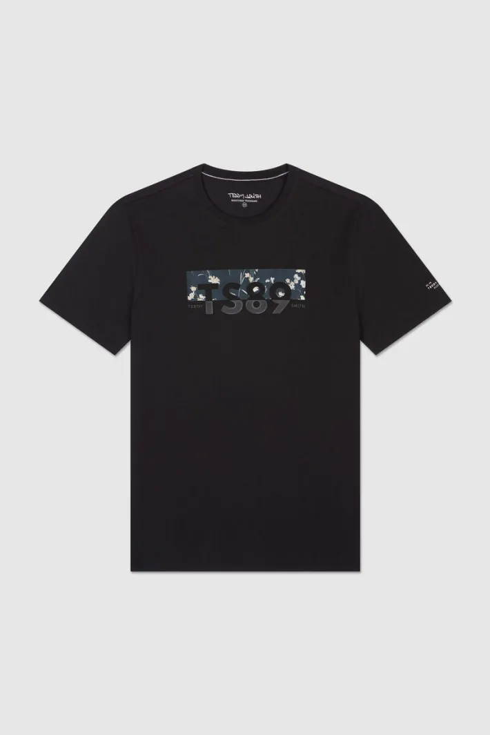 Teddy Smith T-shirt col rond T-EZIO 2 CHARBON Best