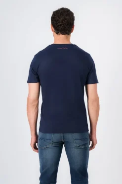 Teddy Smith T-shirt col rond TICLASS BASIC MC TOTAL NAVY TOTALNAVY Hot
