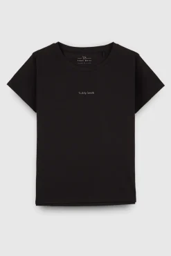 Teddy Smith T-shirt col rond T-RIBELLE MC NOIR Shop