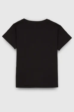 Teddy Smith T-shirt col rond T-RIBELLE MC NOIR Shop
