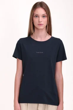 Teddy Smith T-shirt col rond T-RIBELLE MC TOTAL NAVY TOTALNAVY Store