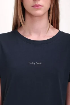 Teddy Smith T-shirt col rond T-RIBELLE MC TOTAL NAVY TOTALNAVY Store
