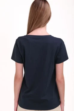Teddy Smith T-shirt col rond T-RIBELLE MC TOTAL NAVY TOTALNAVY Store