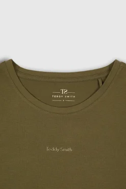 Teddy Smith T-shirt col rond T-RIBELLE MC SWEET JUNGLE SWEETJUNGLE Outlet