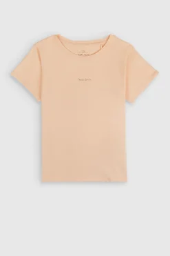 Teddy Smith T-shirt col rond T-RIBELLE MC SWEET PEACH SWEETPEACH New