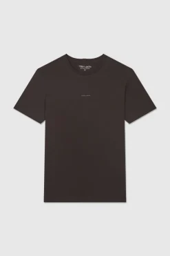 Teddy Smith T-shirt col rond T-SOY MC CHARBON Discount