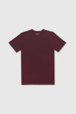 Teddy Smith T-shirt col rond T-SOY MC DARK WINE DARKWINE Discount