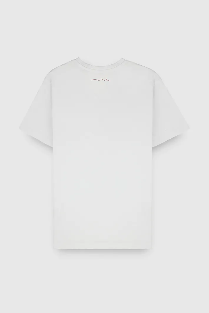 Teddy Smith T-shirt col V manches courtes TAWAX 2 BLANC Hot