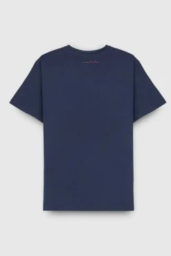 Teddy Smith T-shirt col V manches courtes TAWAX 2 US NAVY USNAVY Cheap