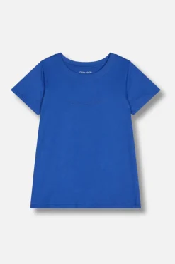 Teddy Smith T-shirt manches courtes TICIA WAVY BLUE Shop