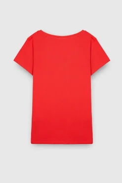 Teddy Smith T-shirt manches courtes T-MIA MC PUR RED PURRED Fashion