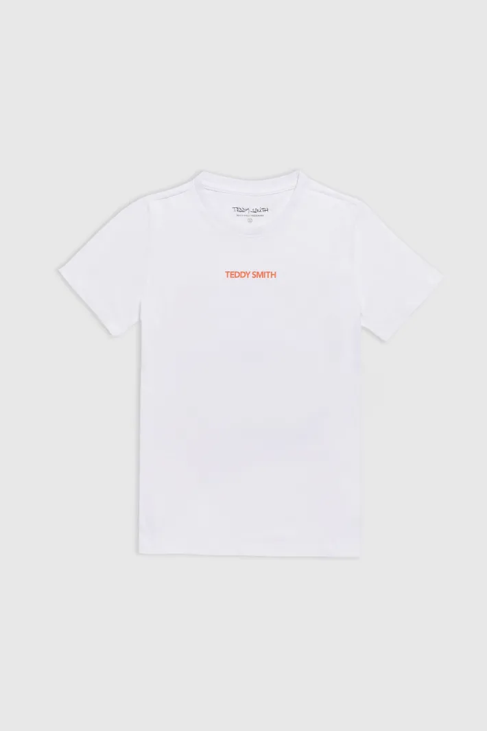 Teddy Smith T-shirt T-CALL MC JR BLANC Sale
