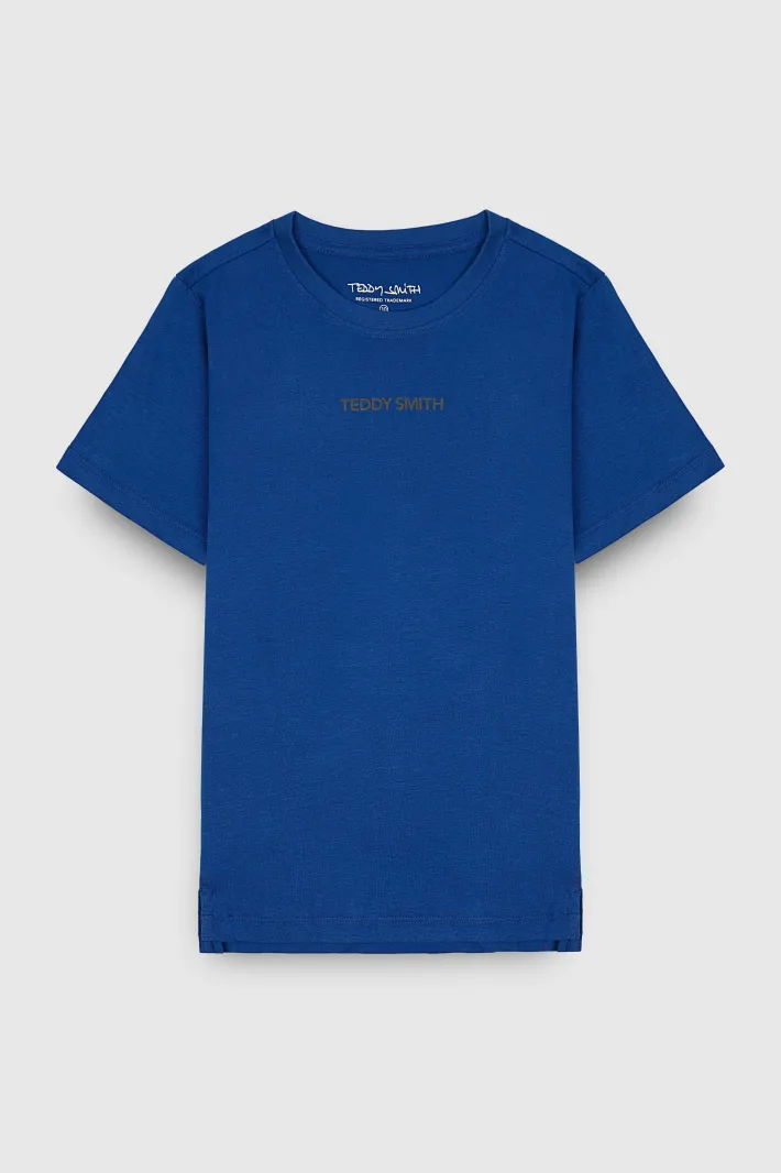 Teddy Smith T-shirt T-CALL MC JR BLEU GALAXIE BLEUGALAXIE Flash Sale
