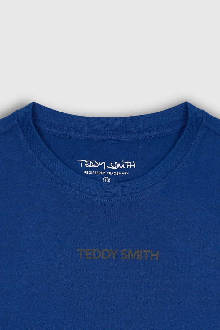 Teddy Smith T-shirt T-CALL MC JR BLEU GALAXIE BLEUGALAXIE Flash Sale