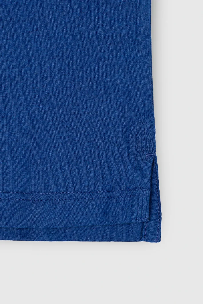 Teddy Smith T-shirt T-CALL MC JR BLEU GALAXIE BLEUGALAXIE Flash Sale