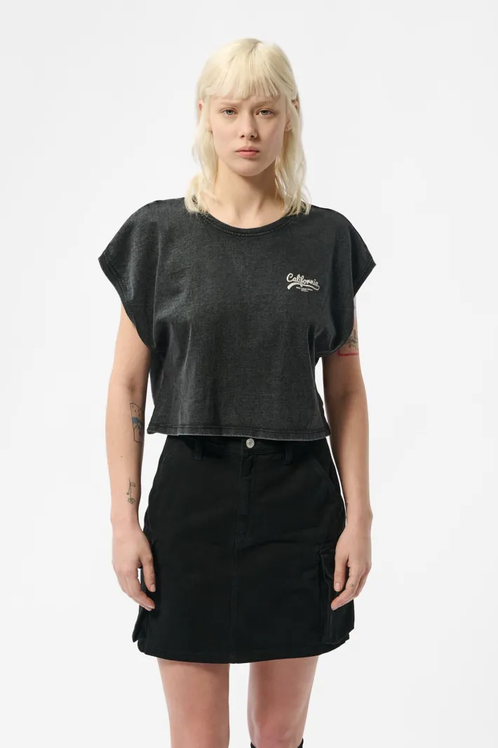 Teddy Smith T-shirt TEE OVER NOIR Cheap
