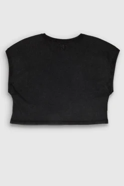 Teddy Smith T-shirt TEE OVER NOIR Cheap