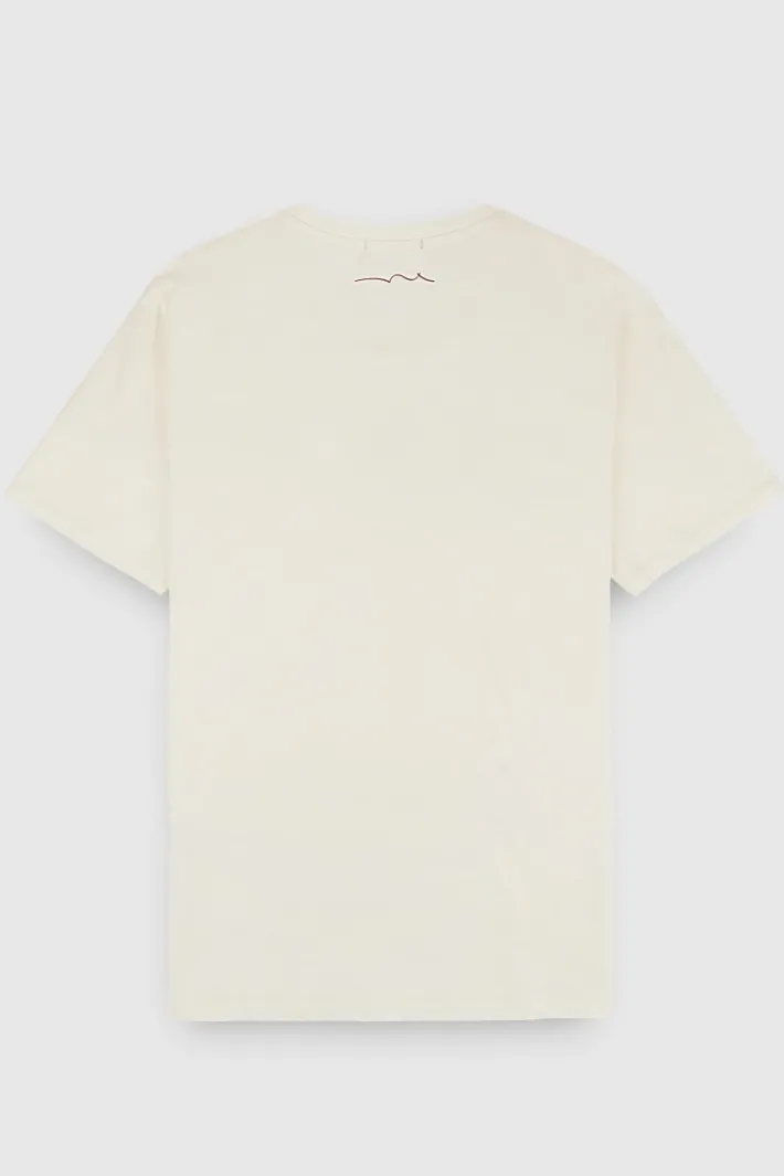 Teddy Smith T-shirt T-FLAG MC MIDDLE WHITE MIDDLEWHITE Cheap