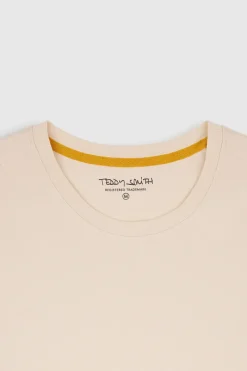 Teddy Smith T-shirt T-HANK MC CREAM Cheap