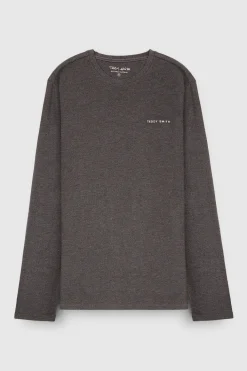 Teddy Smith T-shirt THE TEE 2 ML ANTHRACITE CHINE ANTHRACITECHINE Store