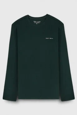 Teddy Smith T-shirt THE TEE 2 ML VERT SCARABE VERTSCARABE Outlet