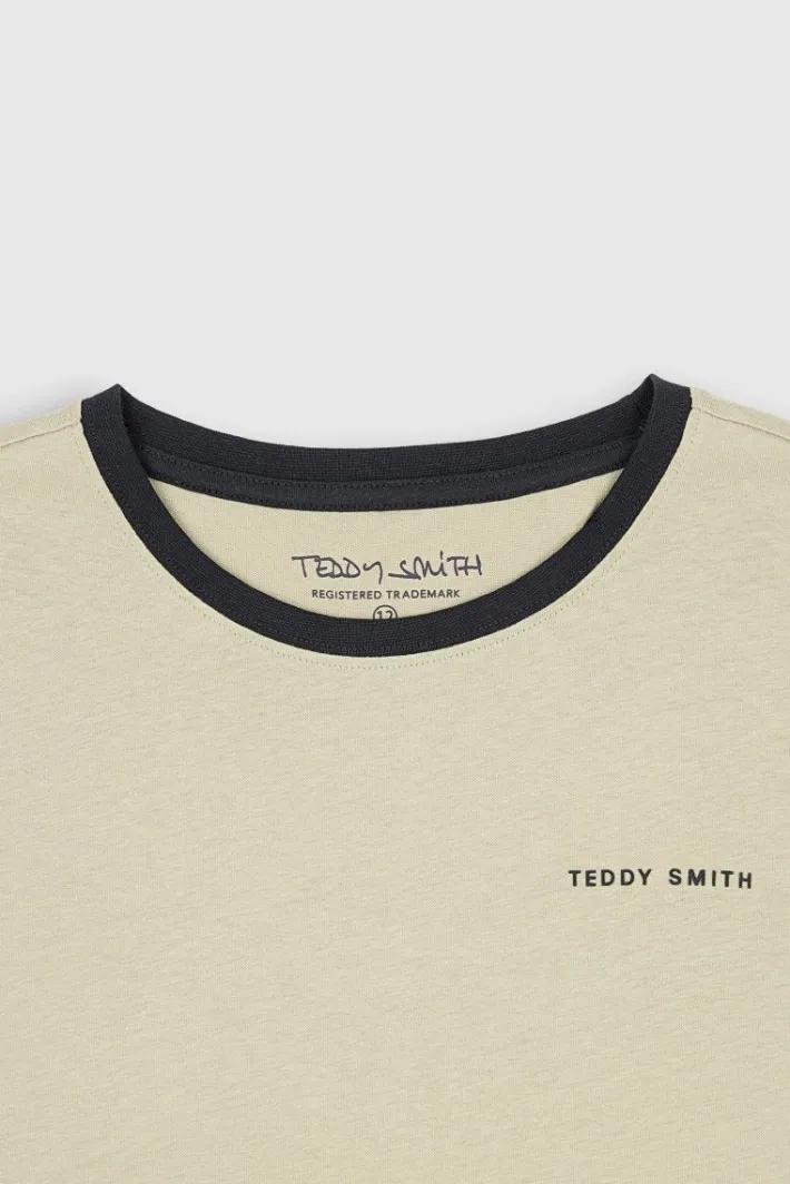 Teddy Smith T-shirt THE TEE 2 R MC JR VERT SAUGE VERTSAUGE Outlet