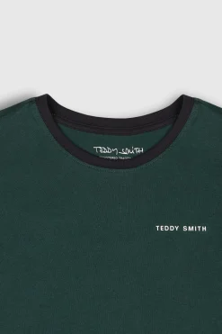 Teddy Smith T-shirt THE TEE 2 R MC JR VERT SCARABE VERTSCARABE Outlet